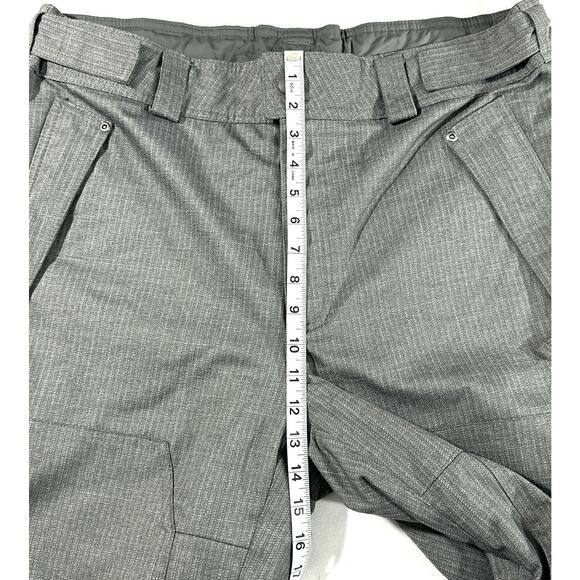 Columbia Omni-Tech Men’s Large Gray Insulated Snow Ski Pants Waterproof Lined - Picture 5 of 8